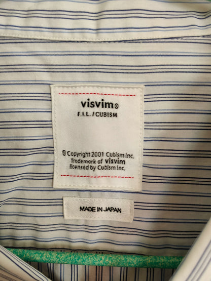 visvim striped shirt