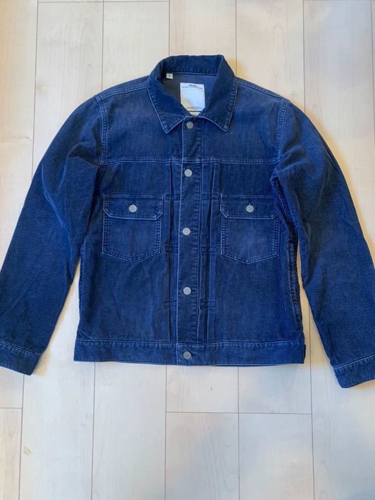 visvim 101 CORDUROY JKT NAVY