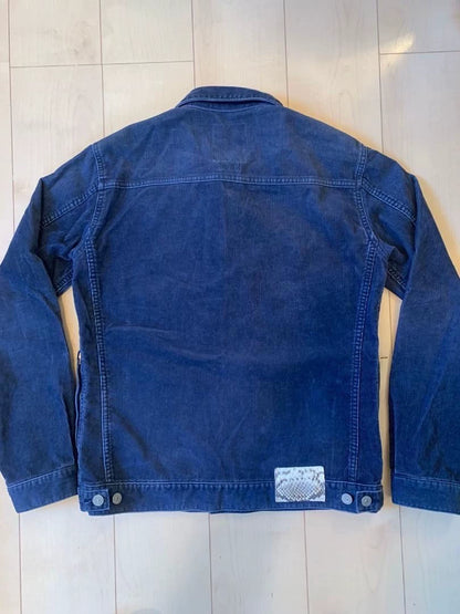 visvim 101 CORDUROY JKT NAVY