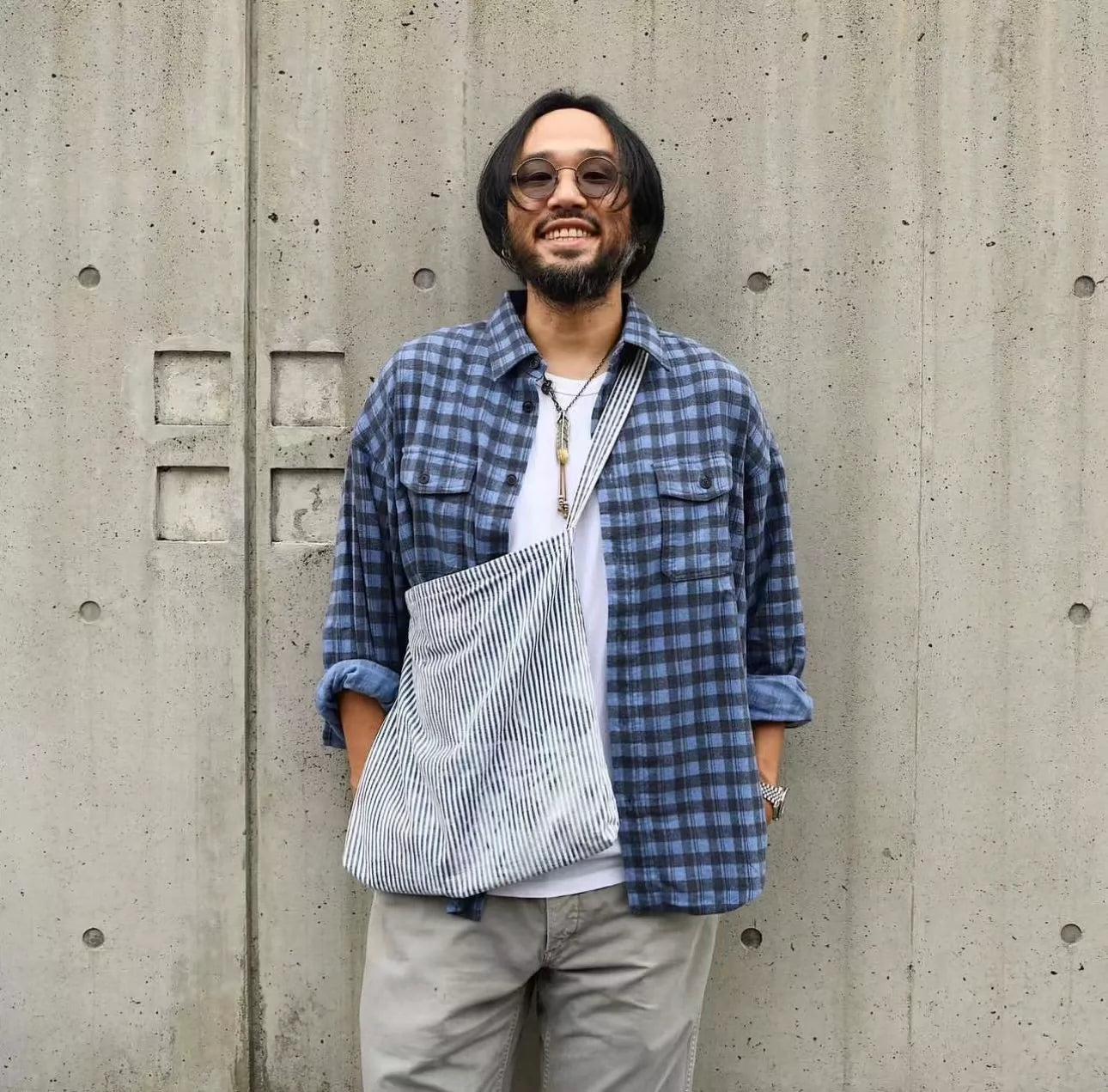 Visvim 22aw Pioneer Khadi Check