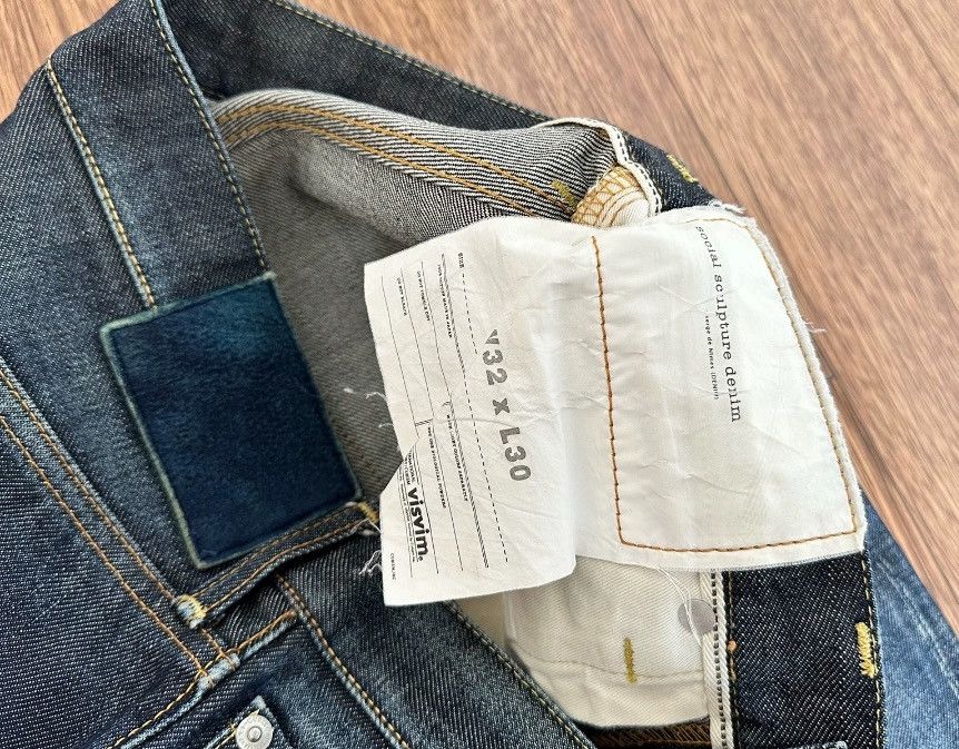 VISVIM SOCIAL SCULPTURE NON WASHED NW JEANS - DMC