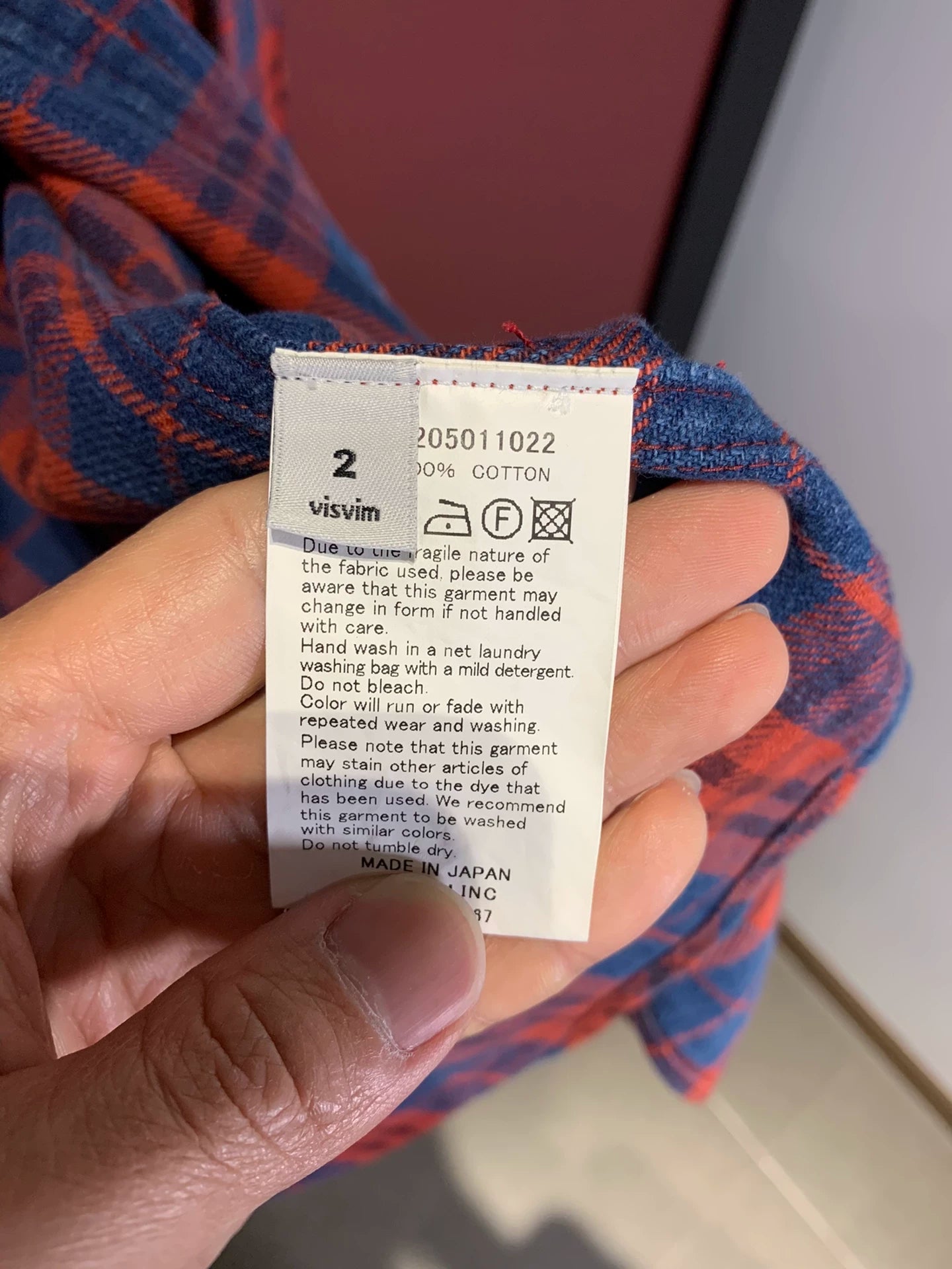 Visvim 14SS plaid shirt jacket