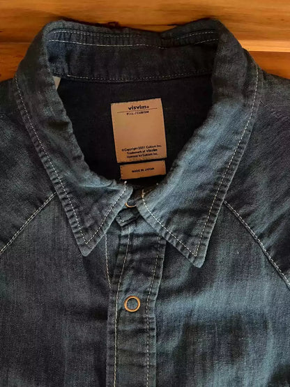 visvim Car drip sleeve shirt