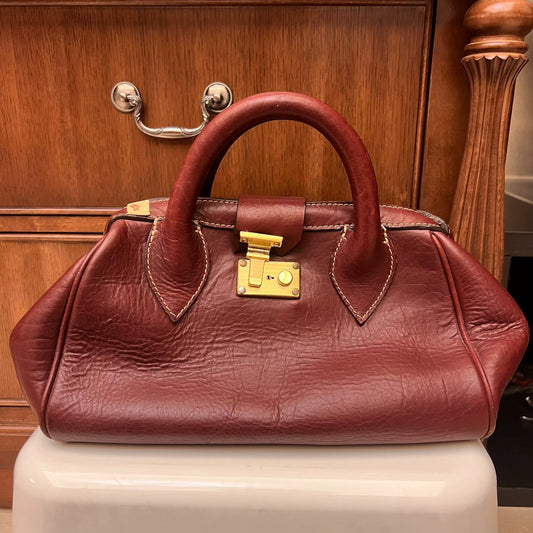 Visvim Burgundy handbag