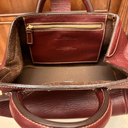 Visvim Burgundy handbag