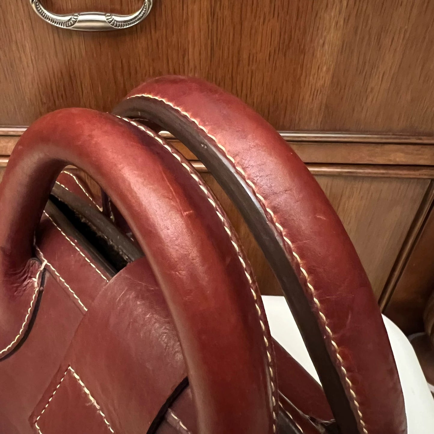 Visvim Burgundy handbag