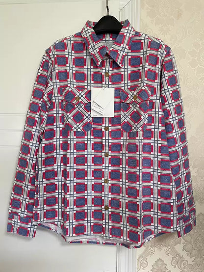 VISVIM BLACK ELK FLANNEL (PRINTED CK) F.I.L.