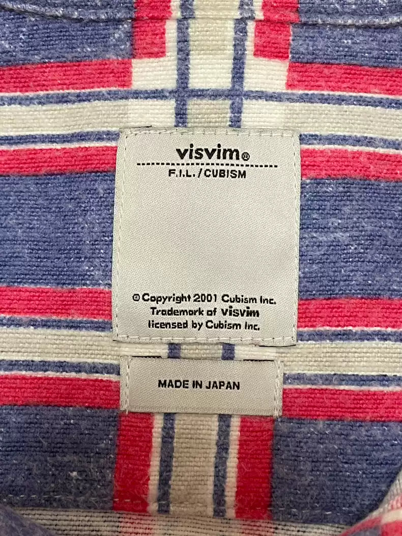 VISVIM BLACK ELK FLANNEL (PRINTED CK) F.I.L.