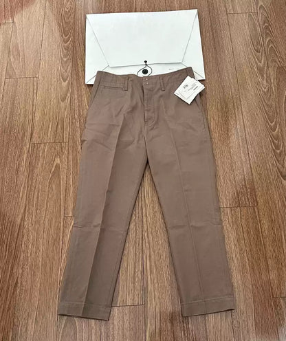 VISVIM HIGH-WATER CHINO HW BB cropped pants