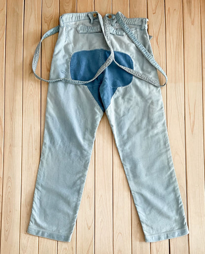 VISVIM natural mud dyed overalls