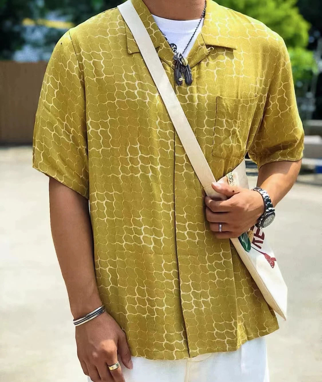 visvim serpentine Hawaiian shirt