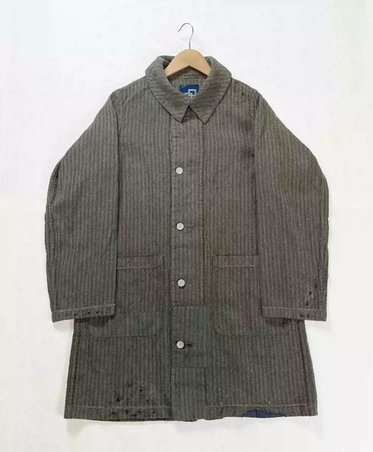 VISVIM ICT GREASE MONKEY wool blend trench coat