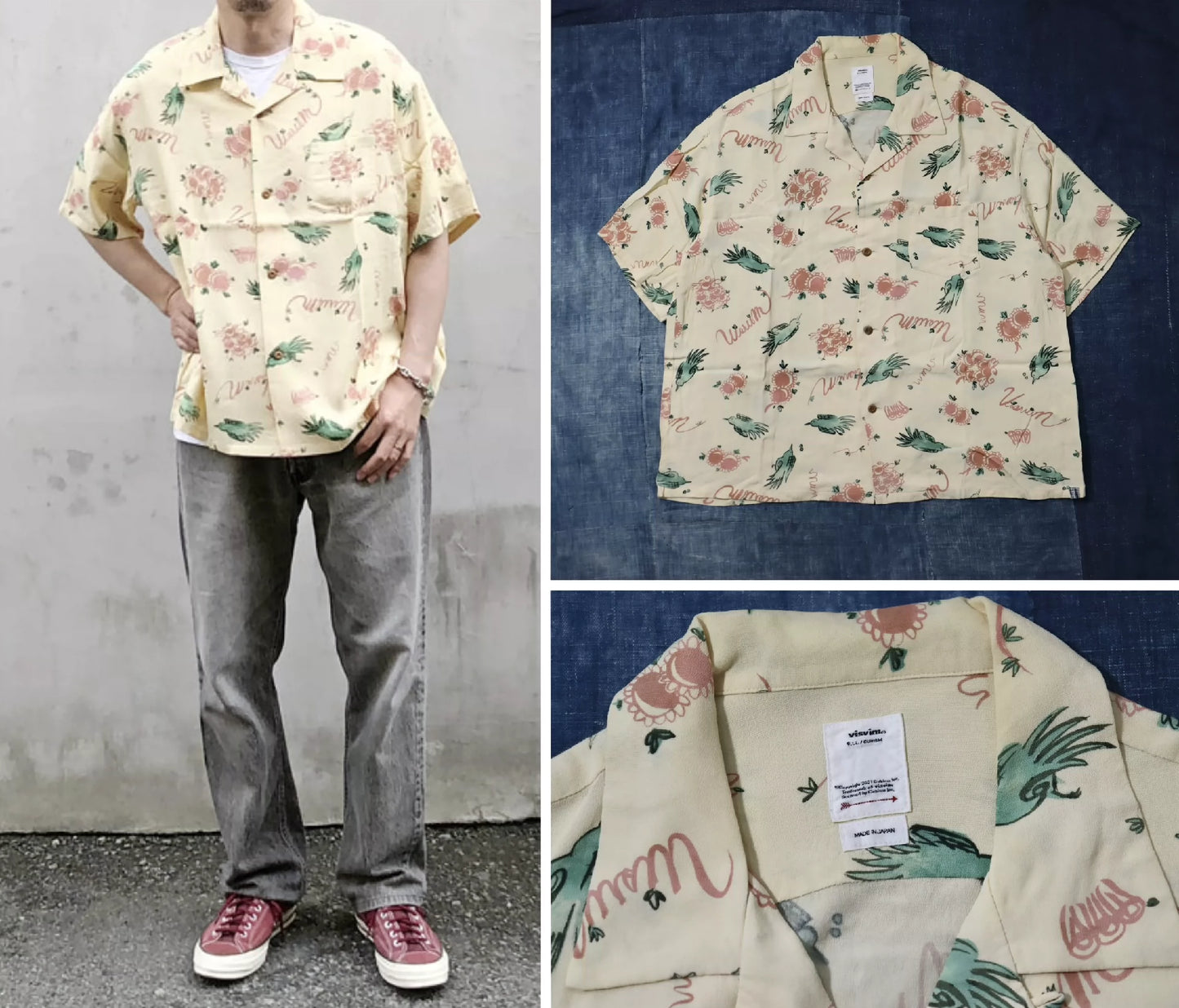 VISVIM 22ss WALLIS SHIRT SUNNYBIRD