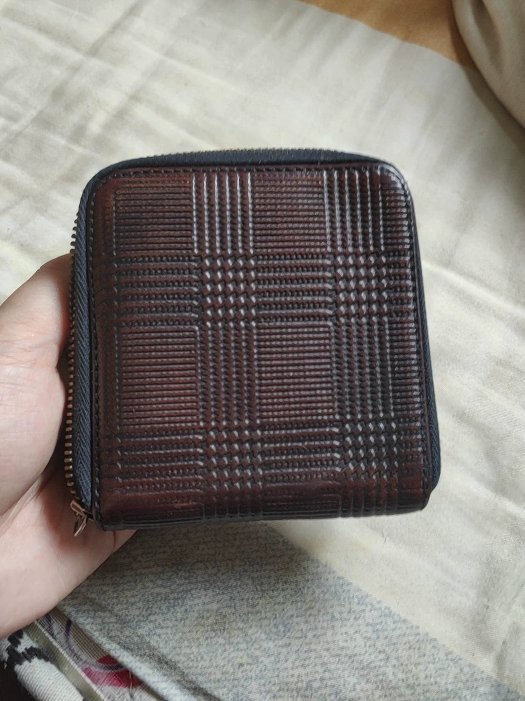 visvim veggie lamb bi-fold wallet