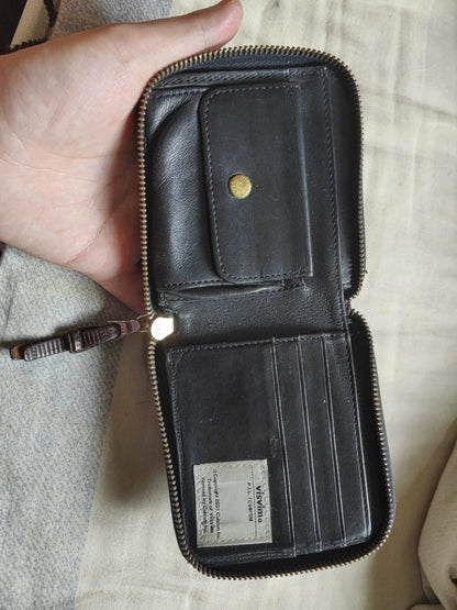 visvim veggie lamb bi-fold wallet