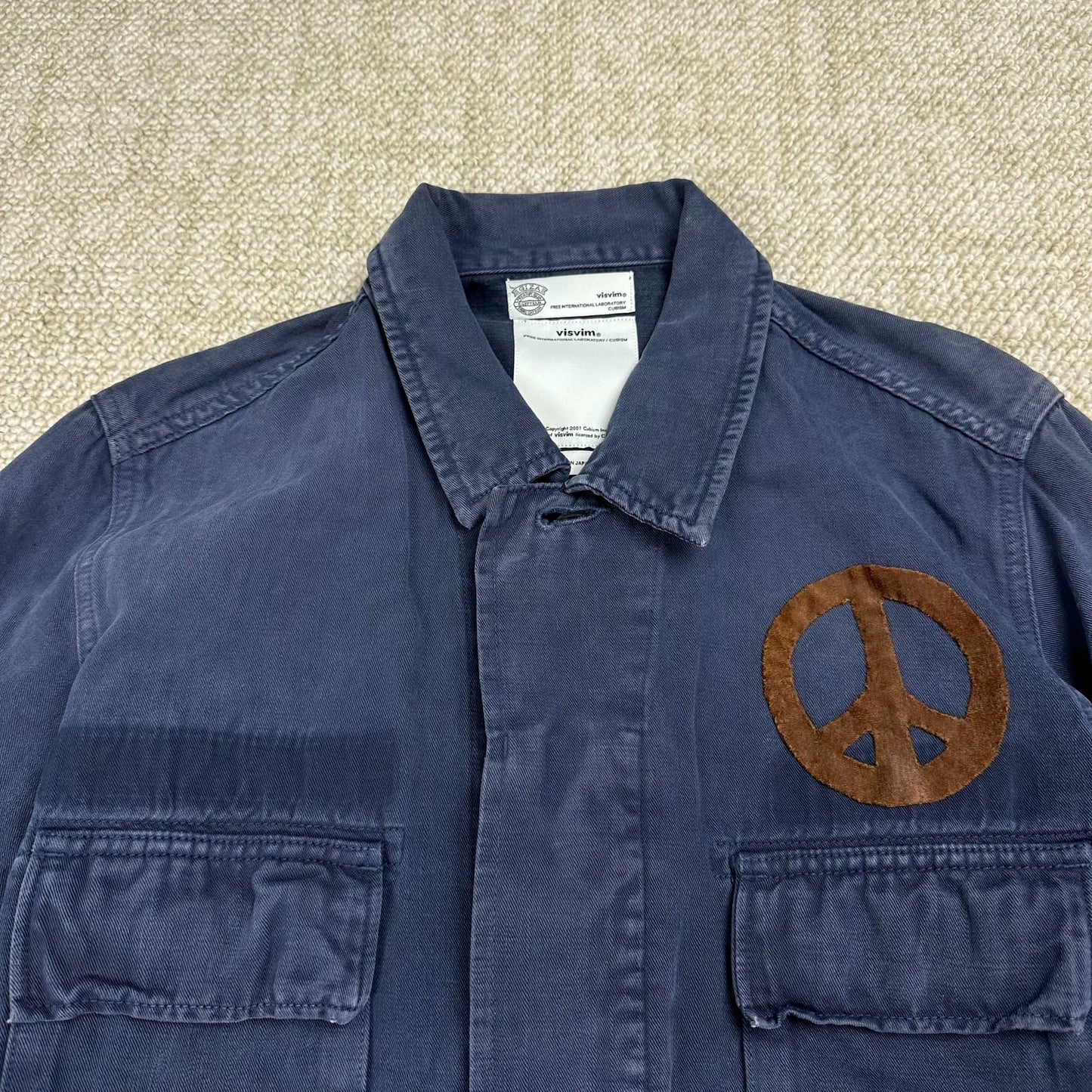 visvim Kilgore classic anti-war smiley face four-bag jacket