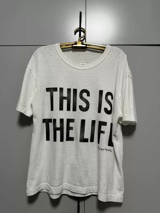 Visvim tee this is the life