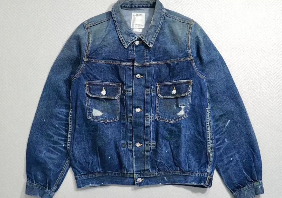 Visvim Dry5 101 JKT destroys denim jacket - DMC