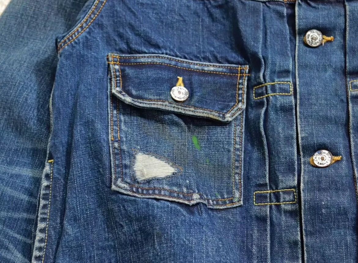 Visvim Dry5 101 JKT destroys denim jacket - DMC