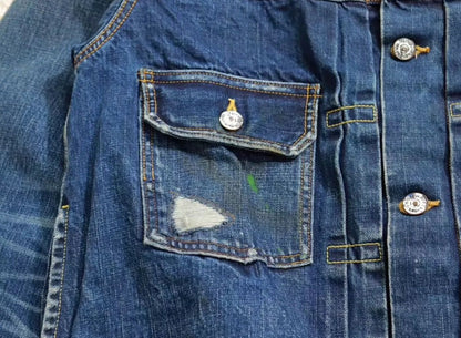 Visvim Dry5 101 JKT destroys denim jacket - DMC