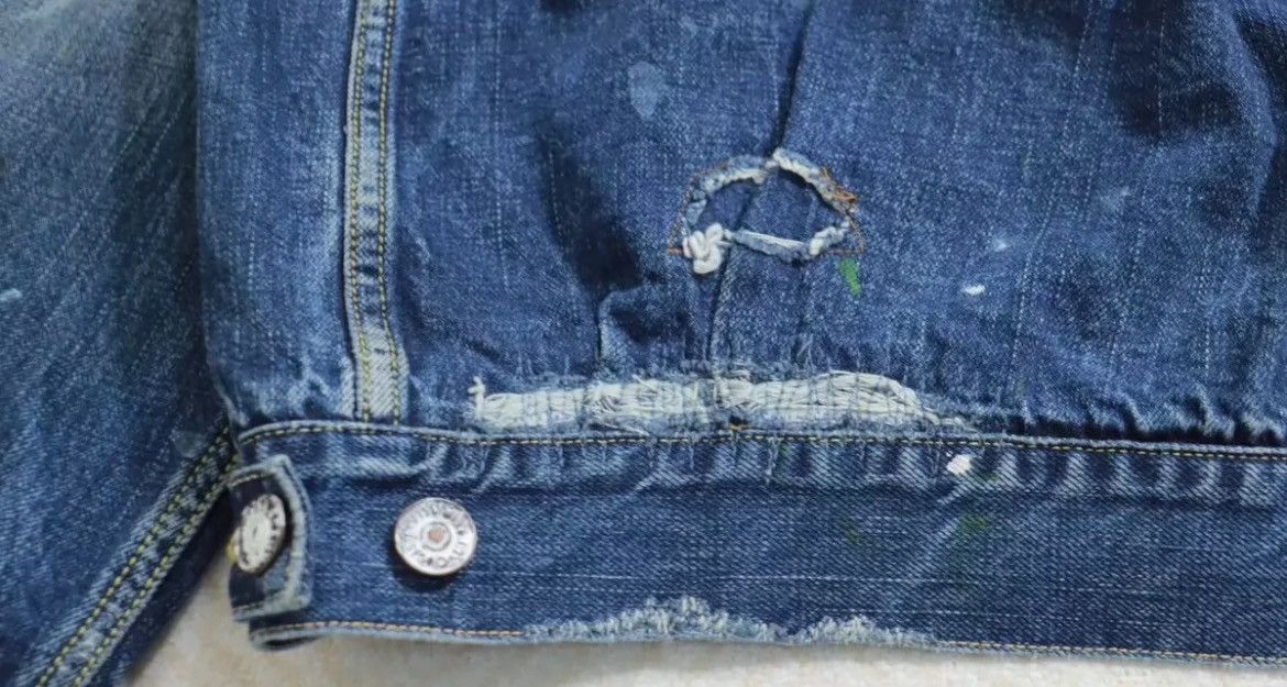 Visvim Dry5 101 JKT destroys denim jacket - DMC