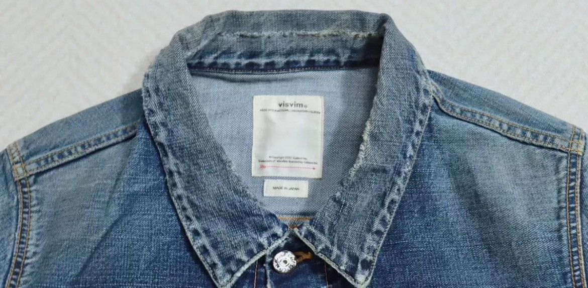 Visvim Dry5 101 JKT destroys denim jacket - DMC