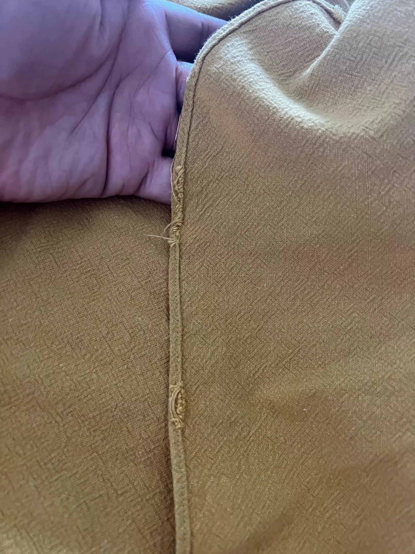 VISVIM mustard shirt