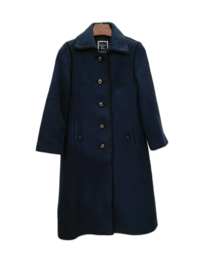 Elegant Dior Long Alpaca Wool Coat