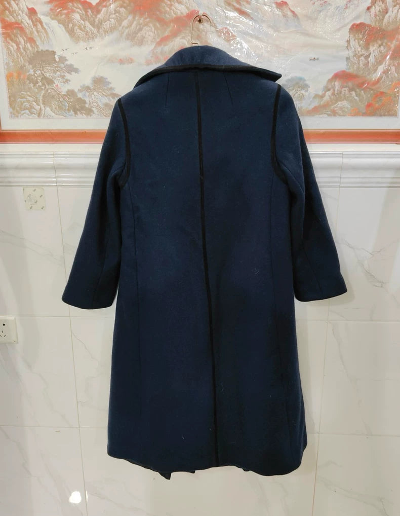 Elegant Dior Long Alpaca Wool Coat