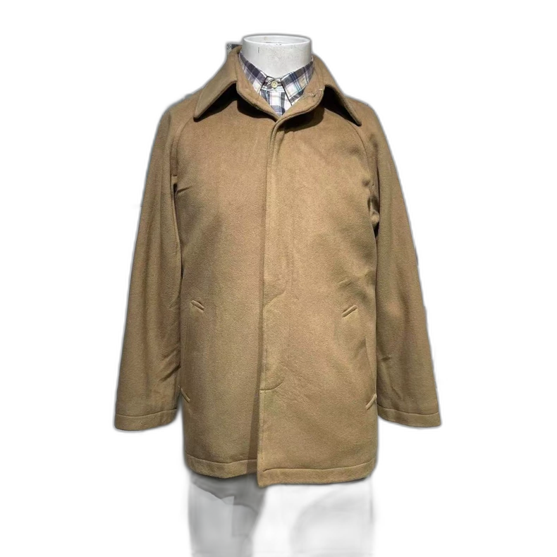 Vintage Dior Camel Wool Coat for Men