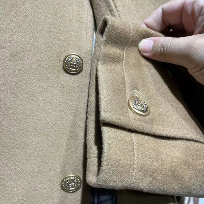 Vintage Dior Camel Wool Coat for Men