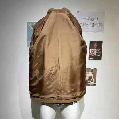 Vintage Dior Camel Wool Coat for Men