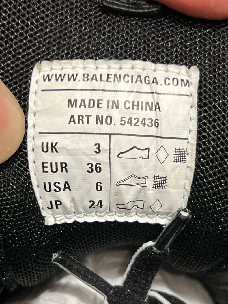 Balenciaga Black Track Dad Sneakers-zp