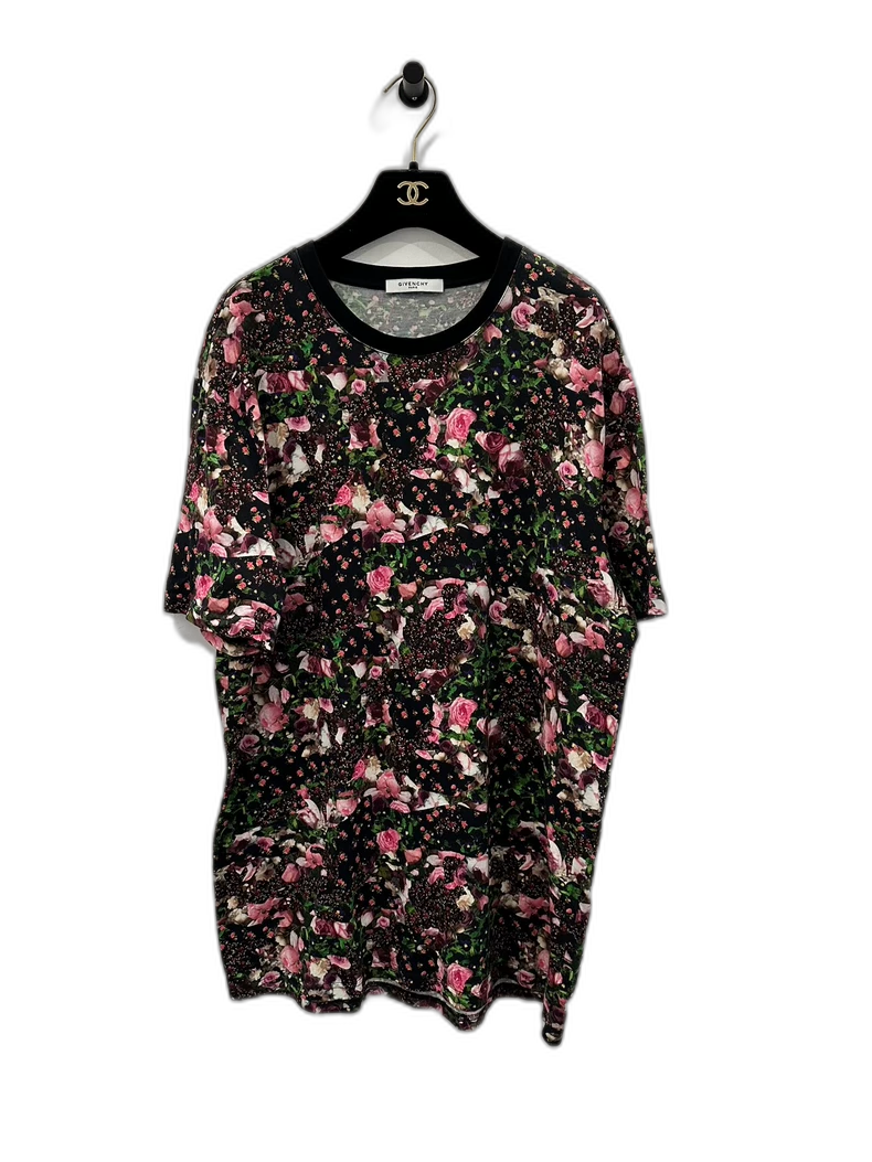 Givenchy Floral Print Short Sleeve Tee