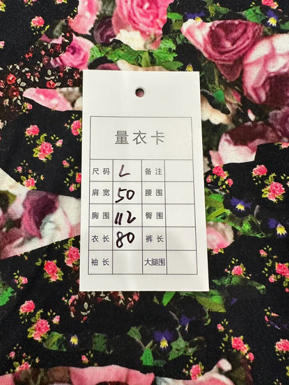 Givenchy Floral Print Short Sleeve Tee