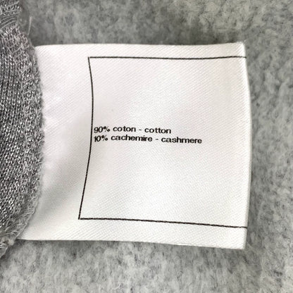 Chanel Gray Knit Cardigan with Chain Detail