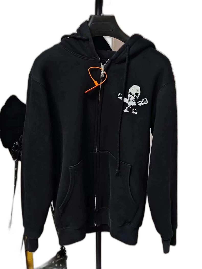 Chrome Hearts Thick Waffle Zip-up Jacket