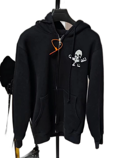 Chrome Hearts Thick Waffle Zip-up Jacket