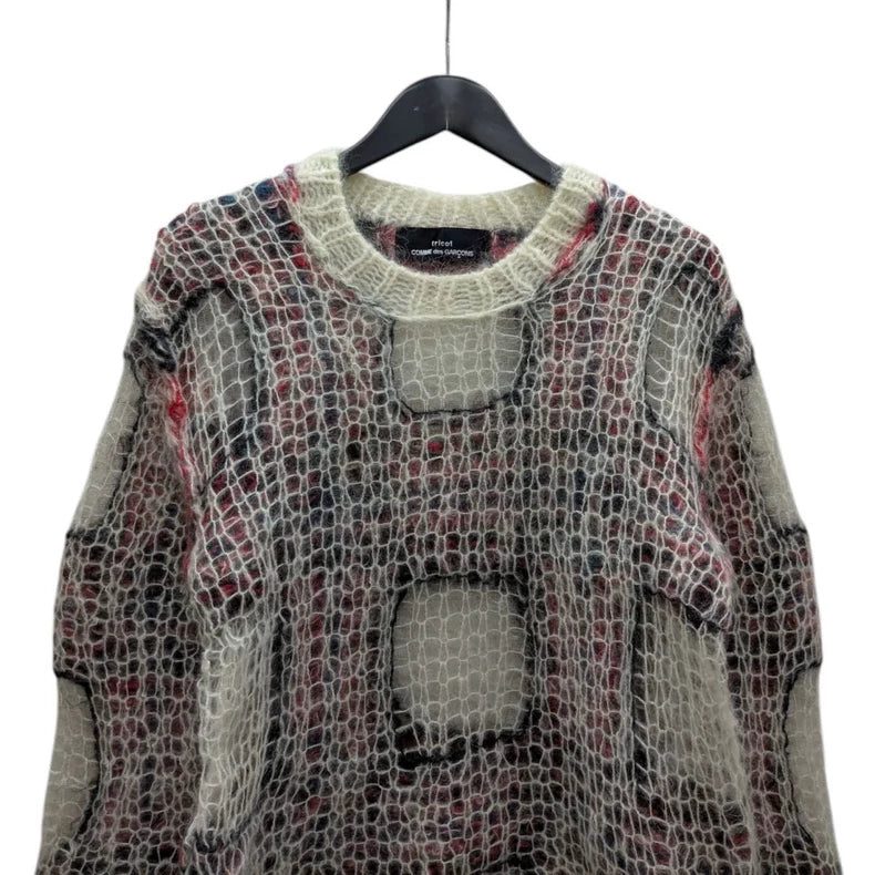 COMME des GARCONS 19aw Mesh Knit Sweater