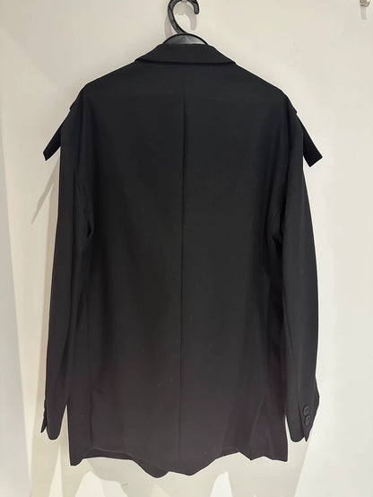 Yohji Yamamoto Black Wool Blazer