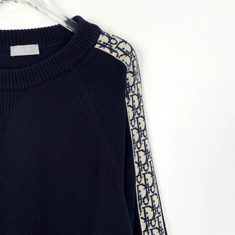 Dior Black Logo Knit Pullover Sweater