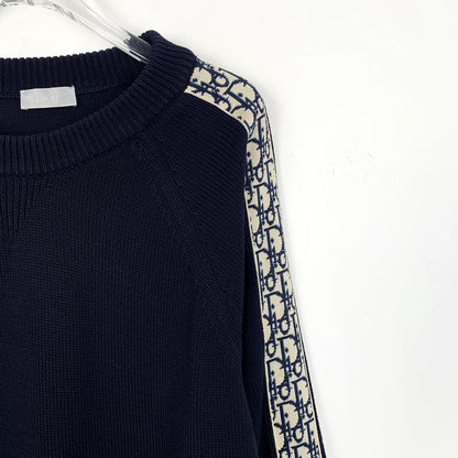 Dior Black Logo Knit Pullover Sweater