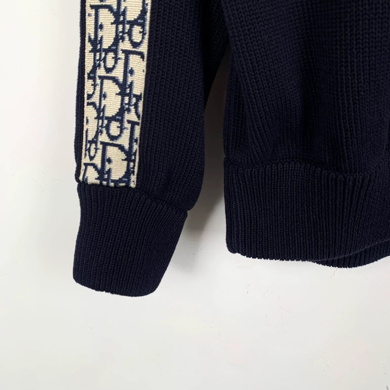 Dior Black Logo Knit Pullover Sweater