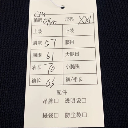 Dior Black Logo Knit Pullover Sweater