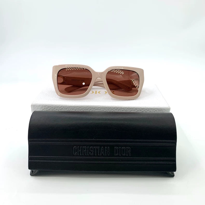 Christian Dior Logo Sunglasses in Pink