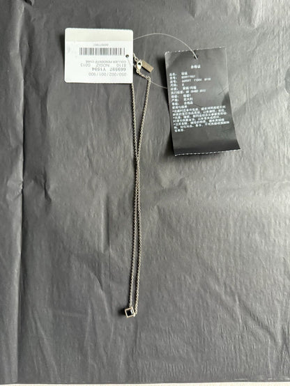 Saint Laurent Black Agate Necklace