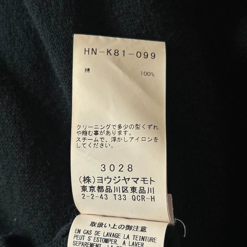 Yohji Yamamoto Collaboration Cardigan Sweater