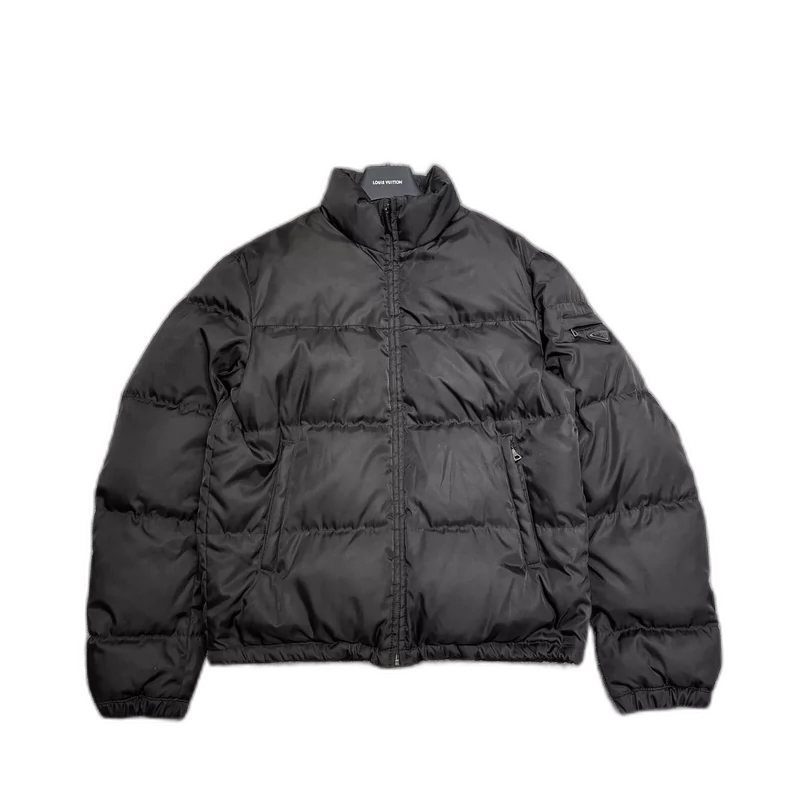 Prada Puffer Jacket with Triangle Logo