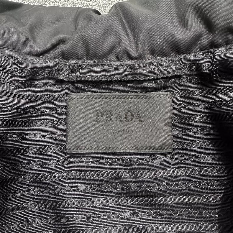 Prada Puffer Jacket with Triangle Logo