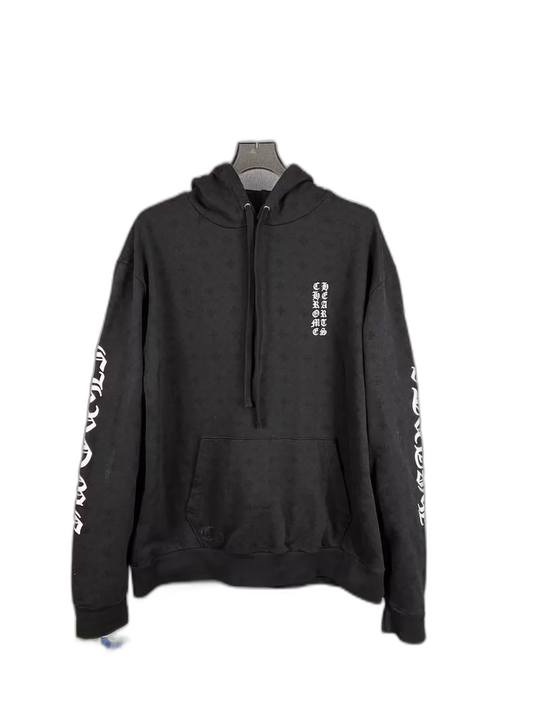 Chrome Hearts Logo Black Hoodie